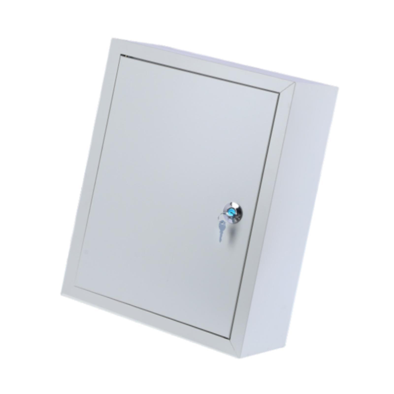 JISADER Outdoor Electrical Box Waterproof Junction Box Wear Resistant Metal with Lock Distribution Case for Home Indoor Shopping Mall 25cmx16cmx30cm