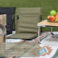 thumbnail image 3 of Silla De Playa Plegable Con Respaldo, Cojín De Respaldo Para Camping Al Aire Libre, Silla Plegable Portátil Con Marco De aleación De Aluminio Para Playa, Parque, Césped,, 3 of 7