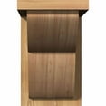 thumbnail image 2 of 7 1/2"W x 12"D x 12"H Crestline Smooth Corbel w/Backplate, Western Red Cedar, 2 of 9