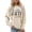A-Beige, variant on Tiweut Sweatshirt Women Letter Print Sweatshirt Long Sleeve Loose Pullover Crew Neck Lady Tops