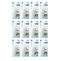 (case of 12 bulbs) GE 2W LED T5 20 Watt Equivalent 170 Lumens Warm White Wedge LED 3000K Landscape Light