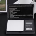 thumbnail image 4 of Scale, Digital Pocket Scale, Mini Portable High Accuracy LED Digital Jewelry Scale Gold Silver Diamond1000g/0.1g, Digital Scales, 4 of 8