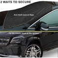 thumbnail image 4 of Windshield Snow Ice Cover,Car Sun Shade for Front Windshield,82"x57" Double Sided Windproof Waterproof All-Round Car Protection Cover Universal Fit for Most Vehicles Cars SUVs Trucks Sedans and Vans, 4 of 7