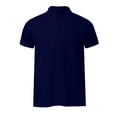 thumbnail image 4 of Ierhent Polo Men's Performance Polo(Navy,L), 4 of 5