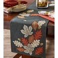 thumbnail image 3 of Table Runner DII, bordado en otoño, 14 x 70 pulgadas, poliéster, otoño, 3 of 6
