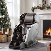 Upgo 4D Massage Chair, Full Body Zero Gravity Recliner with SL Track, APP Control, Bluetooth,and Electric Calfrest Extension - White