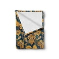 thumbnail image 2 of East Soft Flannel Fleece Throw Blanket, Medieval Oriental Flower Motifs Exotic Fantasy Garden Theme Eastern Pattern, Cozy Plush for Indoor and Outdoor Use, 50" x 60", Multicolor, by Ambesonne, 2 of 6