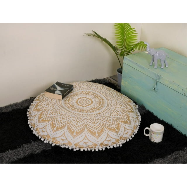 Dara Luxurious Floor Cushion Covers - Set of 2 Stylish Colors