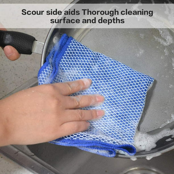 HTAIGUO Chiffon à vaisselle en microfibre pour laver la vaisselle