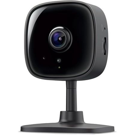 by TP-Link 1080P Indoor Security Camera for Baby Monitor, Pet Camera w/Motion Detection, 2-Way Audio, Night Vision, Cloud & SD Card Storage, Works w/Alexa & Google Home, Black, C101