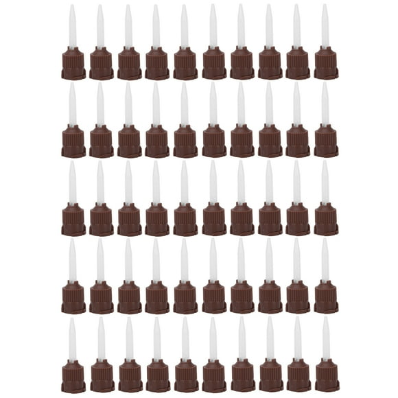 Fugacal 50 Puntas de Mezcla Dentales, Puntas de Mezcla Dentales, Puntas Intraorales Desechables, Accesorio Dental, Suministro de Herramientas de Dentista, Gris(7015) Fugacal No se aplica