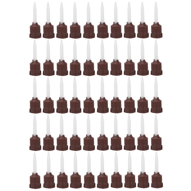 Fugacal 50 Puntas de Mezcla Dentales, Puntas de Mezcla Dentales, Puntas Intraorales Desechables, Accesorio Dental, Suministro de Herramientas de Dentista, Gris(7015) Fugacal No se aplica