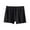 Black, variant on Aofany Women's Plus Size Casual Leggings Solid Thin High Waist Stretch Bottom Shorts Home Short Pants