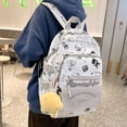 thumbnail image 2 of Mochila de Hello Kitty, bolso de hombro de pomppurin de Anime, Kawaii Bad badtz-maru, mochila escolar de gran capacidad, regalo para estudiantes y niñas Fivean unisex, 2 of 2