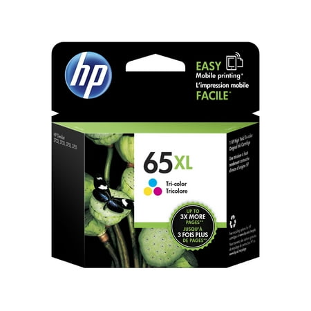HP 65XL Ink Cartridge, Tri-color (N9K03AN)