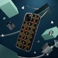 thumbnail image 4 of DistinctInk Clear Hybrid Case for Apple iPhone 13 (6.1" Screen) - Vivid Contrast: Modern Crosses with Minimalism - Wireless Charging Compatible, 4 of 8