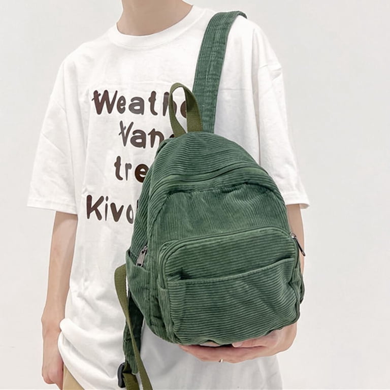 Kukuzhu Mini Backpack Purse for Women Small Corduroy  display picture 3