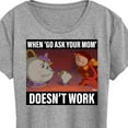 thumbnail image 3 of Disney Princess - When 'Ask Mom' Doesn't Work - Women's Short Sleeve Graphic T-Shirt, 3 of 5