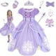 thumbnail image 2 of Disfraz de Princesa Sofía para niñas, vestido de fiesta de lujo, traje de juego de rol de película de Anime, Carnaval Fivean unisex, 2 of 2