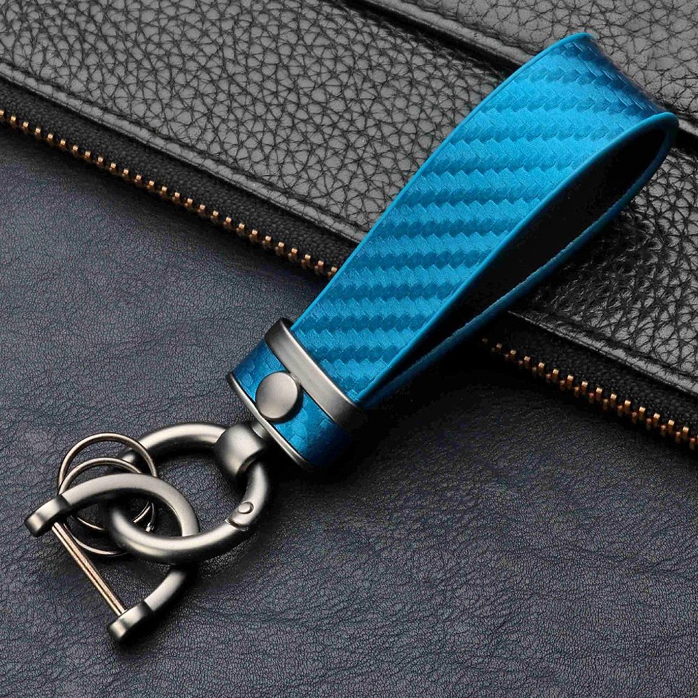 Porte-clés Universel En Alliage Pour Les Amateurs De Voitures, Noir/blanc