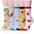 thumbnail image 1 of LAICAIW Womens Soft Cute Funny Animal Designe Microfiber Slipper Socks Cozy Fuzzy Winter Warm Socks, 1 of 6