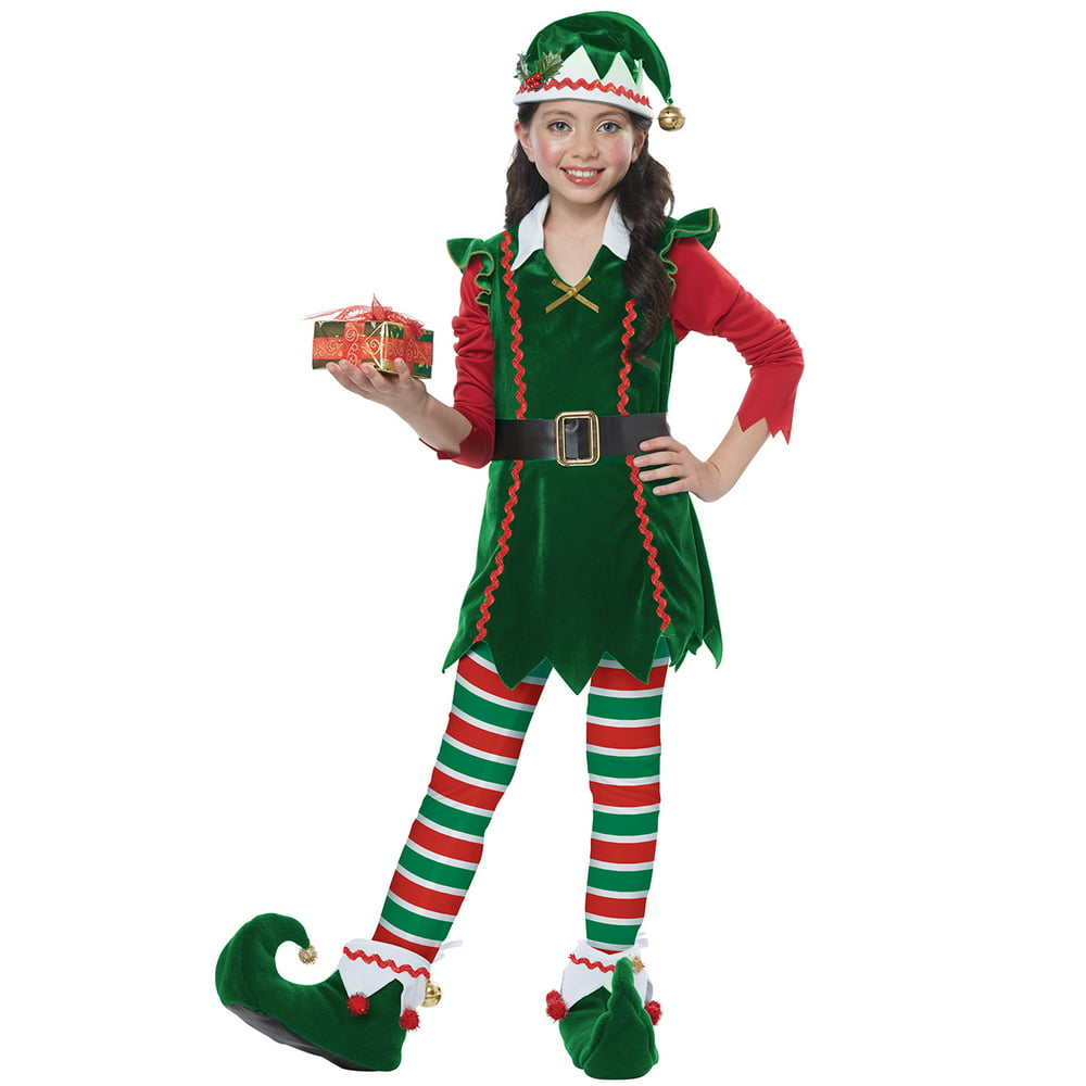 Festive Elf Child Costume - Walmart.com - Walmart.com