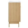 thumbnail image 3 of Modway Render 18" Particleboard Bathroom Vanity Cabinet in Oak/White, 3 of 4