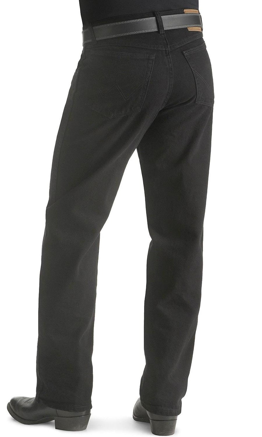 Wrangler - Wrangler Workwear 35002 Relaxed Five Pocket Jean-Black-36-29 ...
