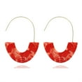 thumbnail image 3 of Aretes delicados Sonducket de estilo vintage con estampado de leopardo 1 par, 3 of 6