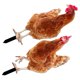 thumbnail image 4 of unbranded 2Ud Para Patio Con Estacas Acrílicas De Gallina Marrón, 4 of 7