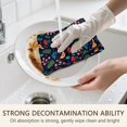 thumbnail image 5 of 2 Pcs Pioneer Flower Floral Print Pattern Kitchen Towels, Funny Microfiber Dish Towel Set, 18" X 26" Tea Towels, 5 of 6