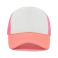thumbnail image 4 of Yigetop Watermelon Red Mens and Womens Sponge Color Matching Simple Casual Peaked Cap Travel Holiday Sports Baseball Cap Hot Sale Hat, 4 of 4
