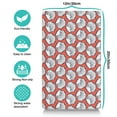 thumbnail image 5 of Coral Fish Cute Seashell Dog Food Mat – Nautical Beach Tropical Starfish Marine Life Pet Feeding Mat 12x20, Sea Spiral Seashell Non-Slip Absorbent Quick Dry Waterproof Easy Clean, 5 of 7