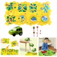 thumbnail image 2 of Jindong Children's Puzzle Track Car DIY Assembly City Map Scene Construction Puzzle Rail Car, 2 of 8