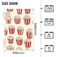 thumbnail image 3 of Cartoon Popcorns Ring Binder Notebook Journey Note Diary College Ruled Spiral Notebook Study Loose Leaf Paper A5 60 Pages, 3 of 8