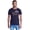 Detroit, variant on BROOKLYN VERTICAL Mens Baseball Sports Fan Short Sleeve T-Shirt with Chest Print| New York, Atlanta, St. Louis, Los Angeles