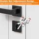 thumbnail image 3 of Cerradura de puerta de viaje portátil de 2 piezas, cerradura de puerta de hotel para seguridad de pasajeros, cerradura de puerta de viaje con ajuste de doble tuerca., 3 of 5
