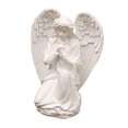 thumbnail image 1 of serony Sculpture d'Ange Commémorative Blanche Décor Statue en Résine Exquise pour Exposition de Jardin Maison Statue d'Ange Commémorative Style E, 1 of 6