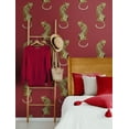 thumbnail image 5 of Daisy Bennett DB20201 20.5 x 216 in. Leopard King Peel & Stick Wallpaper, Red, 5 of 7