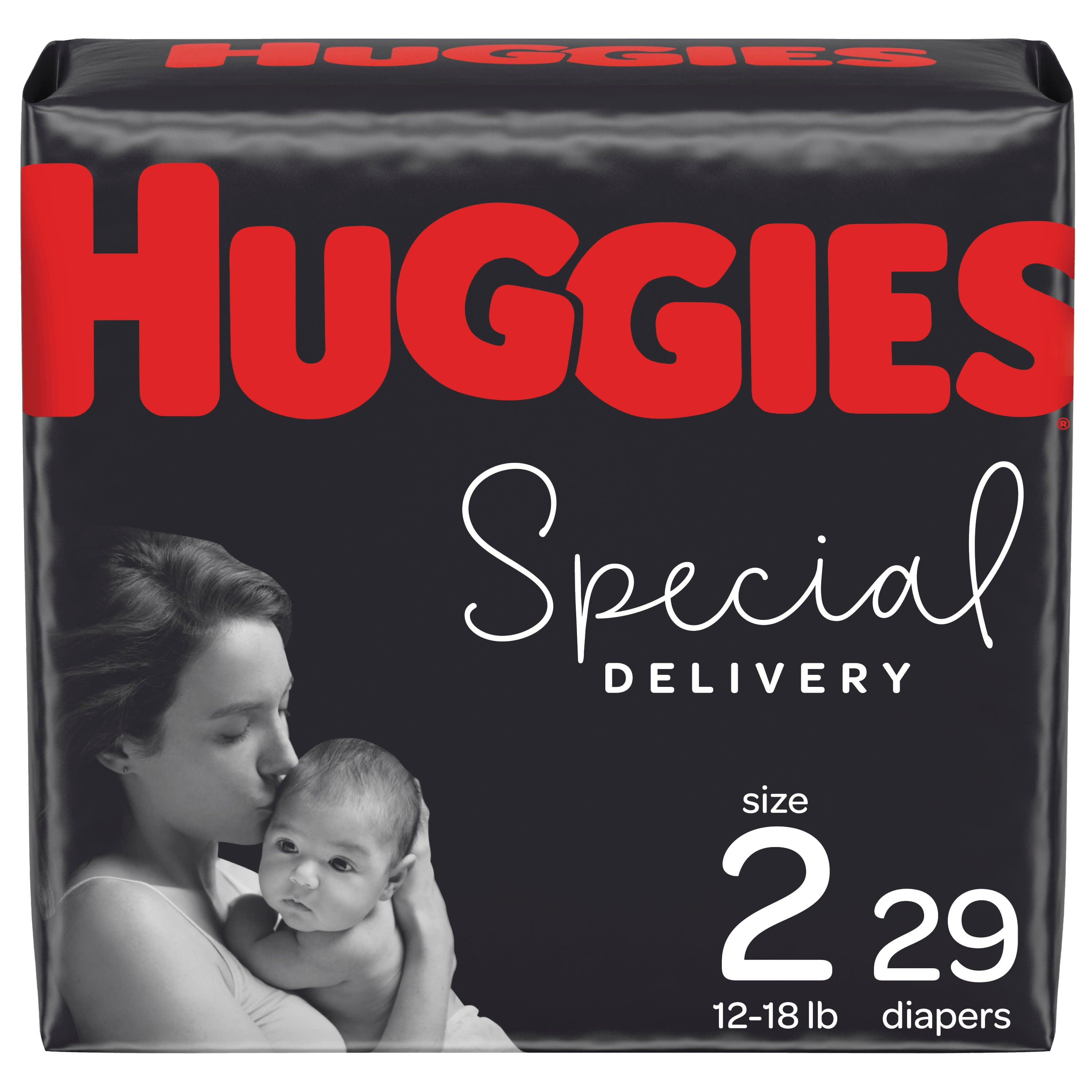 Huggies Special Delivery Hypoallergenic Baby Diapers, Size 2, 29 Ct