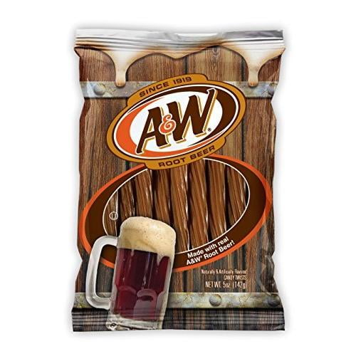 A&W Root Beer, Licorice Twists, 5 Oz