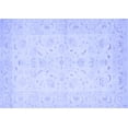 thumbnail image 1 of Ahgly Company Indoor Rectangle Persian Blue Traditional Area Rugs, 6' x 9', 1 of 4