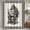 Multi01, variant on Rustic Cabin Shower Curtain, Forest Bear Deer Bathroom Decor, 36x72 Inches