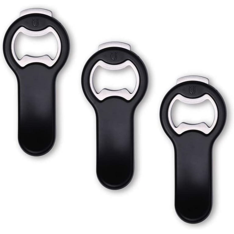 2-Pack Water Bottle Opener Twist Off Caps,Stick to Fridge with  Magnetic,Soda Bottle Lid Opener,Beer Bottle Openers,Pull Tab Soup Cans for  Weak Hands