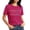 Hot Pink, variant on Womens Short Sleeve Tee Yall Were Wild But I Really Love You Shirt T Shirt