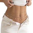 thumbnail image 2 of Elegant Fringe Bead Metallic Waistband for Women – Fashion Jewelry Accessory for Modern Belts and Belongings, GD1, One Size, 2 of 4