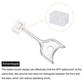 thumbnail image 4 of Uxcell 10pcs Port Blocker Locking SFP Port/Dust Blocker with Metal Color Coded Keys White, 4 of 5