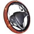 thumbnail image 1 of Car Diamond-studded Steering Wheel Cover without Inner Ring, Full of Diamonds, Hot Diamonds, Full of Diamonds, Elastic Handle Cover(Orange Diamond), 38cm, 1 of 5