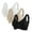 Black+White+Beige, variant on Women Wireless Bras,Seamless No Underwire Bra,3 Pcs,Push Up Bralette Full Coverage Sports Bras,Support Everyday Bras,Small to Plus Bralettes Underwear(White+Beige+Coffee,Under Bust-28.35-30.71'')