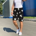 thumbnail image 6 of Sikiie Rose Flowers Mens Pajama Shorts, Lightweight Lounge Pant with Pockets Soft Sleep Pj Shorts for MenXX-Large, 6 of 6
